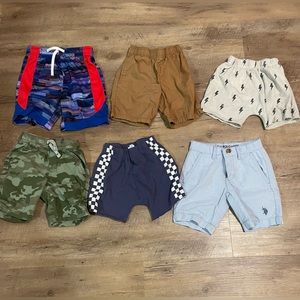 Boys 4T 6 piece shorts lot